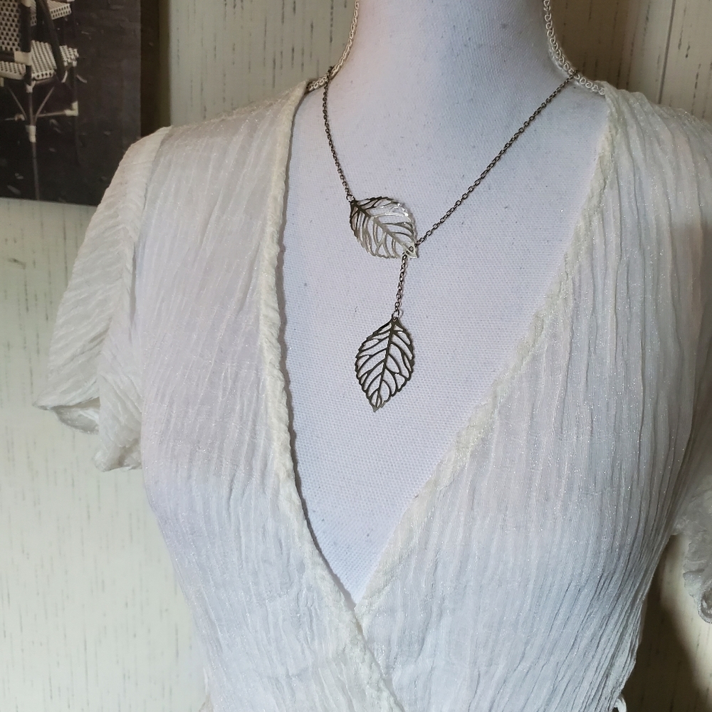 White Ruffled Top - Picture 3 of 5